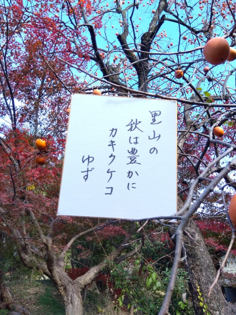 #178 里山の秋は豊かにカキクケコ　浅井ゆず